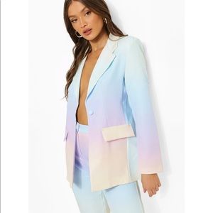 Ombré tailored suit